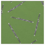 Bassoon Music Musician Room Decor Green Fabric