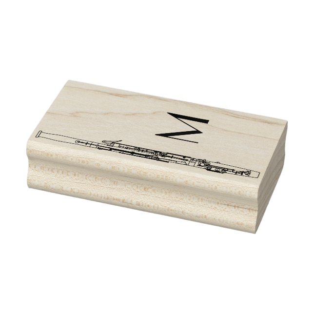 Bassoon Music Teacher Rubber Stamp (Stamp)