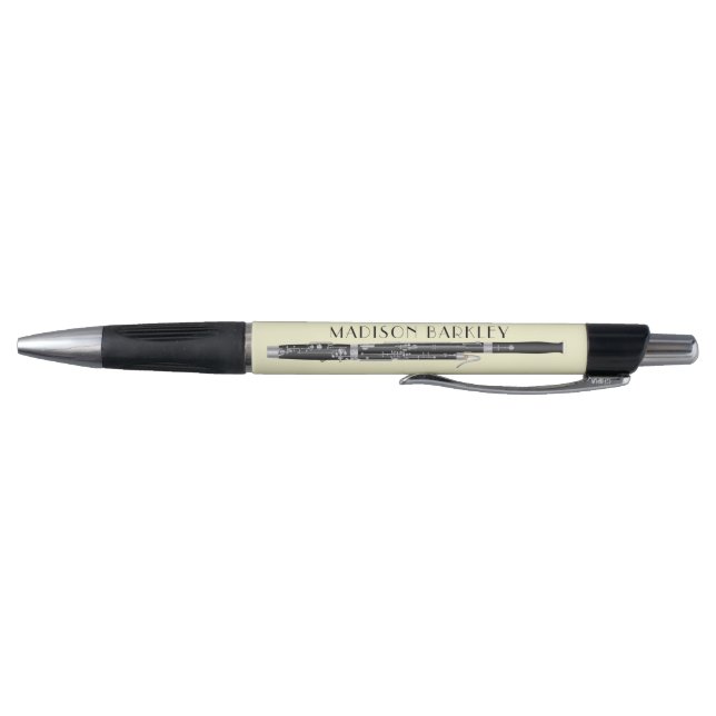 Bassoon Musician Music Teacher Woodwind Pen (Bottom)