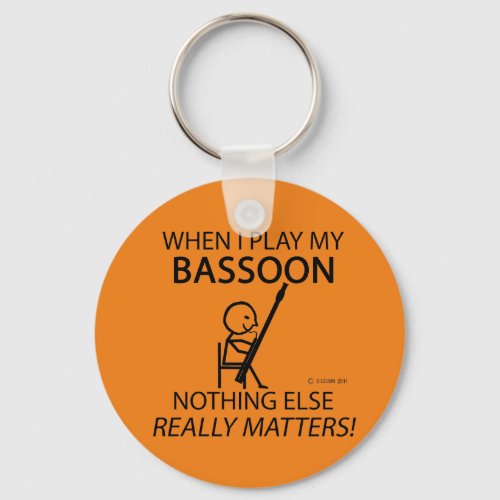 Bassoon Nothing Else Matters Keychain