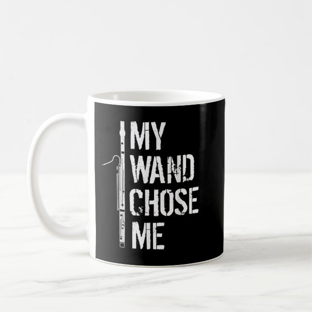Bassoon Player Gift Coffee Mug (Left)