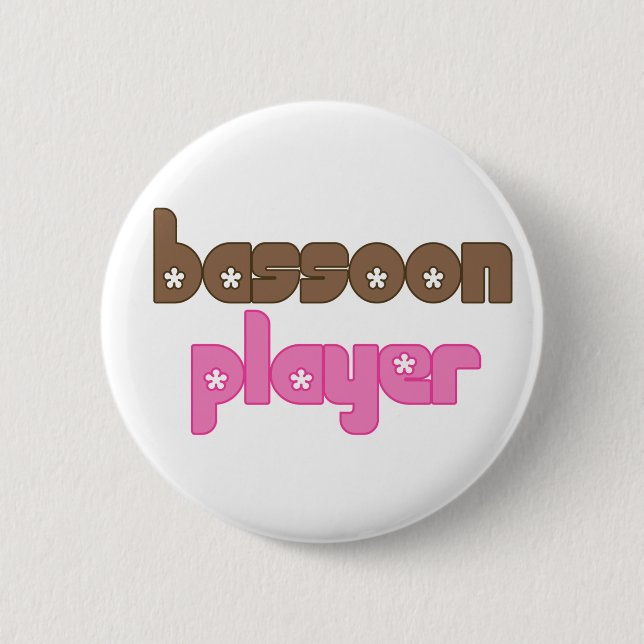 Bassoon Player Music Button (Front)