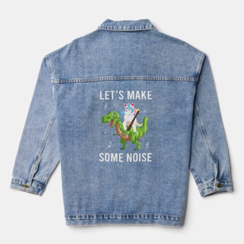 Bassoon Player Quote for Orchestra Woodwind  Denim Jacket