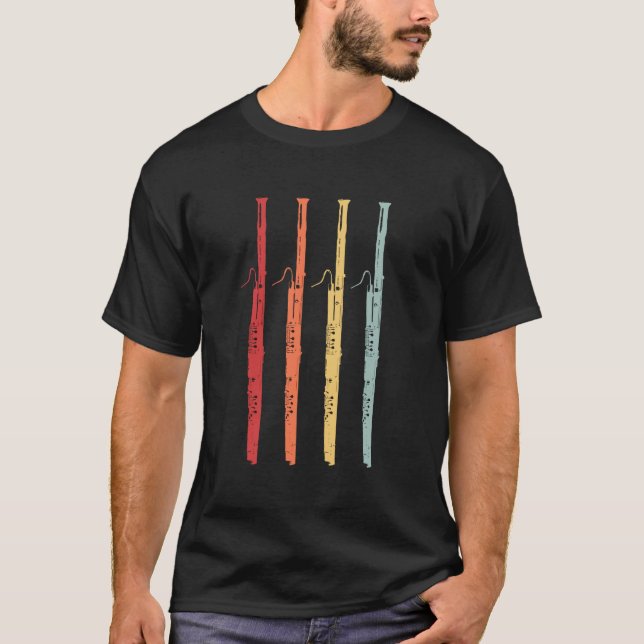 Bassoon Player Shirt Funny Bassoonist Music T-shir (Front)