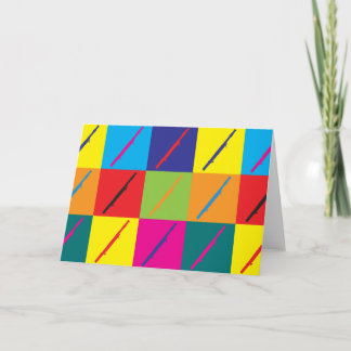 Bassoon Pop Art Card