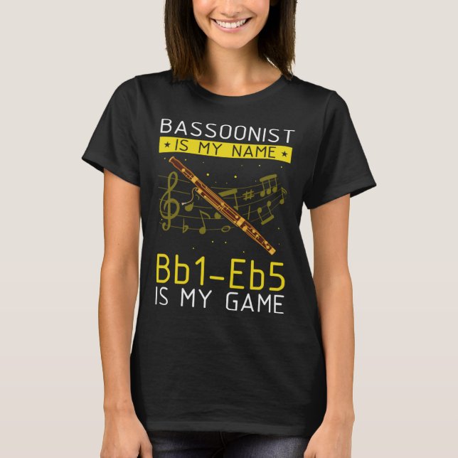 Bassoon Reed for Bassoonist and Bassoon Orchestra  T-Shirt (Front)