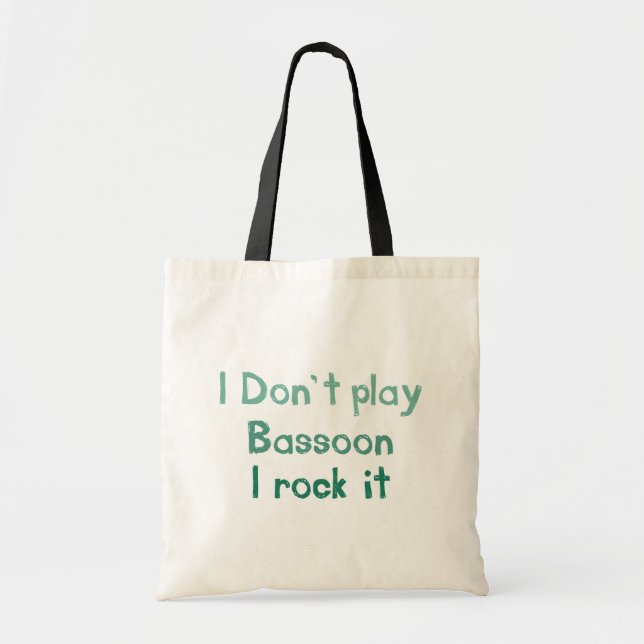 Bassoon Rock It Totebag Tote Bag (Front)
