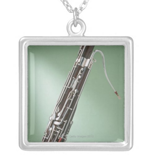 Bassoon Silver Plated Necklace