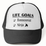 Bassoonist Ninja Life Goals Trucker Hat