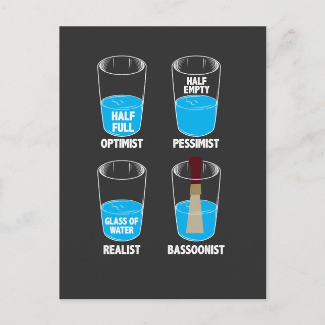 Bassoonist Water Orchestra Musician Bassoon Gift Postcard (Front)
