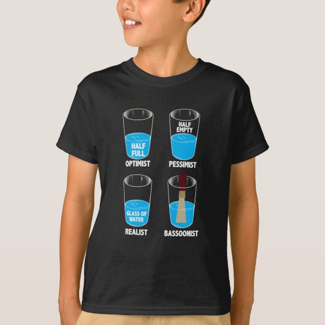 Bassoonist Water Orchestra Musician Bassoon Gift T-Shirt (Front)