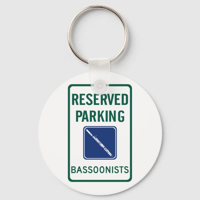 Bassoonists Parking Keychain (Front)