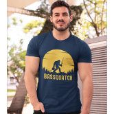 Bassquatch! Funny Bass Fishing Bigfoot On The Lake Sasquatch Hoodie Hoodies  For Men Graphic Sweatshirts New