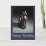 Bast (Egyptian cat goddess) birthday card