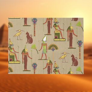 Bast, Osiris And Thoth Tissue Paper