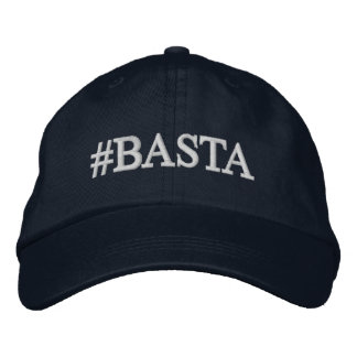 #BASTA EMBROIDERED BASEBALL CAP