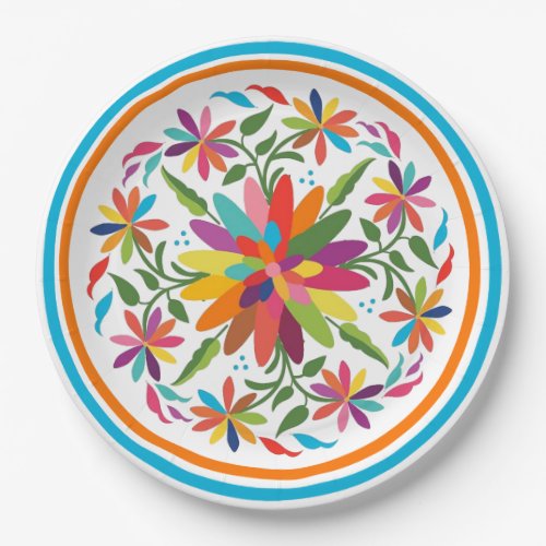 Bastante Floral HHM Party Paper Plates