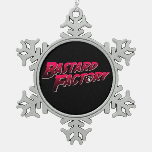 Bastard Factory Logo Christmas Ornament (Front)