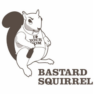 Bastard Squirrel in 3D Cutout