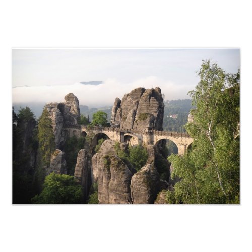 Bastei Bridge in Germany photo print