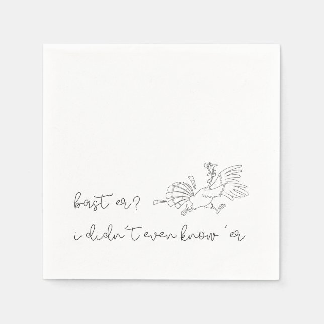 baster luxury thanksgiving napkin  (Front)