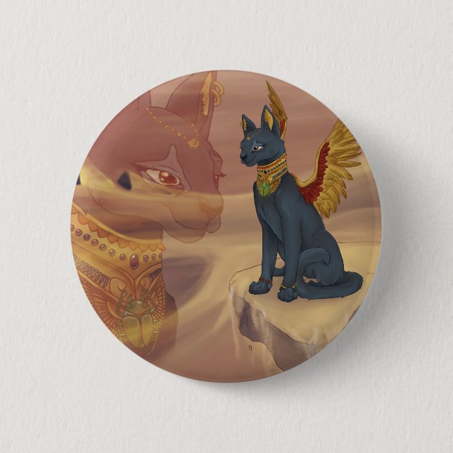Bastet button (Front)