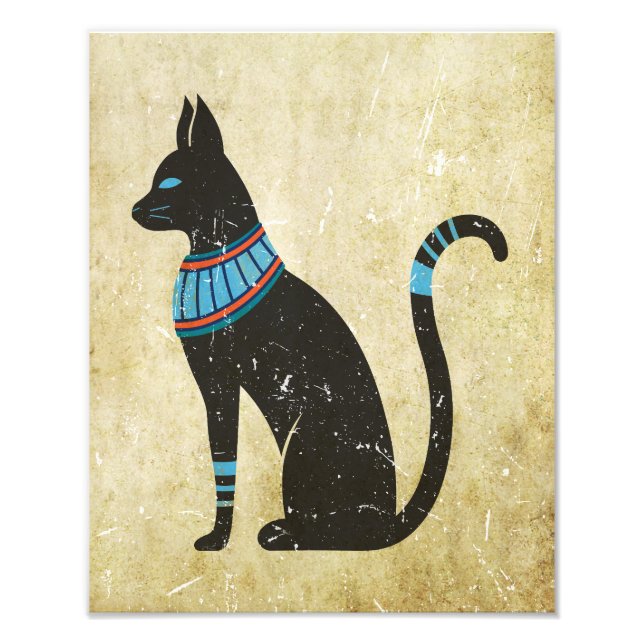 Bastet Cat Design Photo Print (Front)