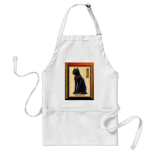 BASTET ~ Cat God Adult Apron (Front)