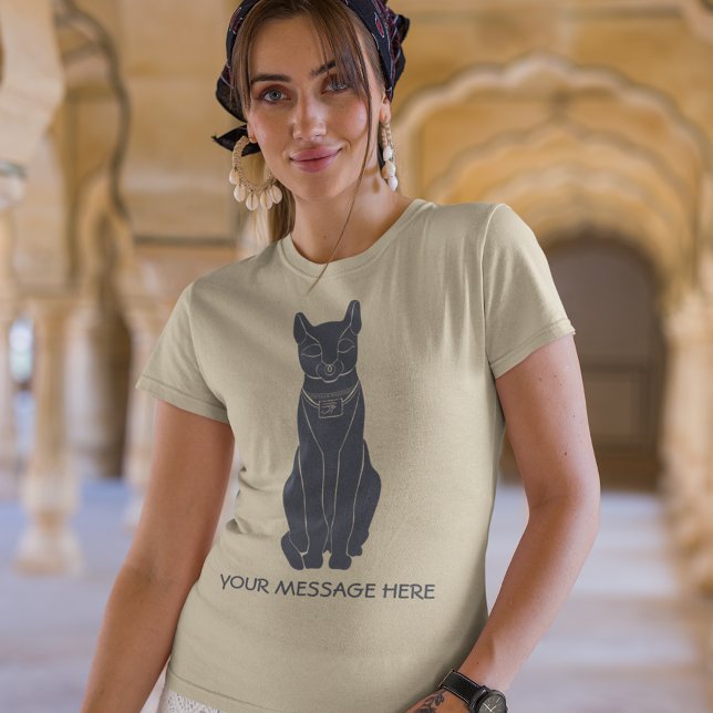 Bastet Egyptian Cat Goddess Graphic T-Shirt (Creator Uploaded)