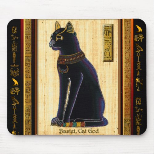 BASTET Egyptian Cat Mouse Pad