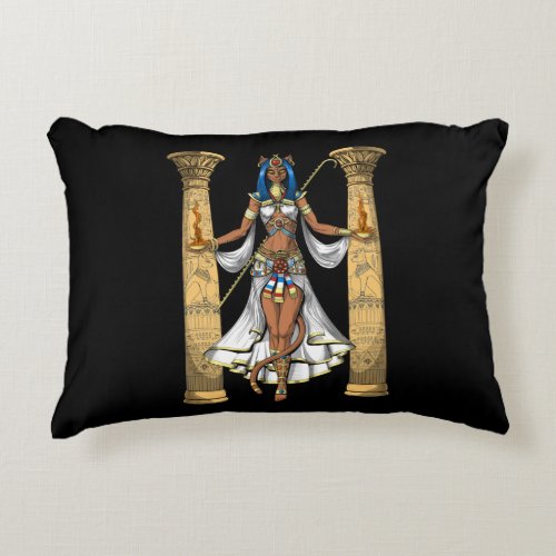 Bastet Egyptian Goddess Accent Pillow