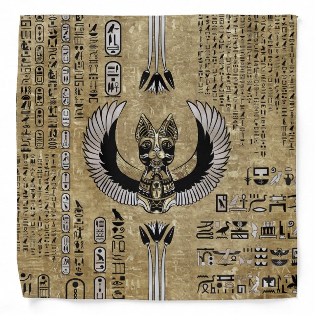 Bastet - Egyptian Goddess Bandana (Front)