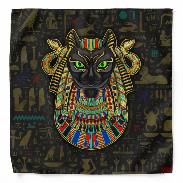 Bastet Egyptian Goddess Bandana (Front)