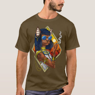 Bastet Egyptian Goddess Hippie T-Shirt