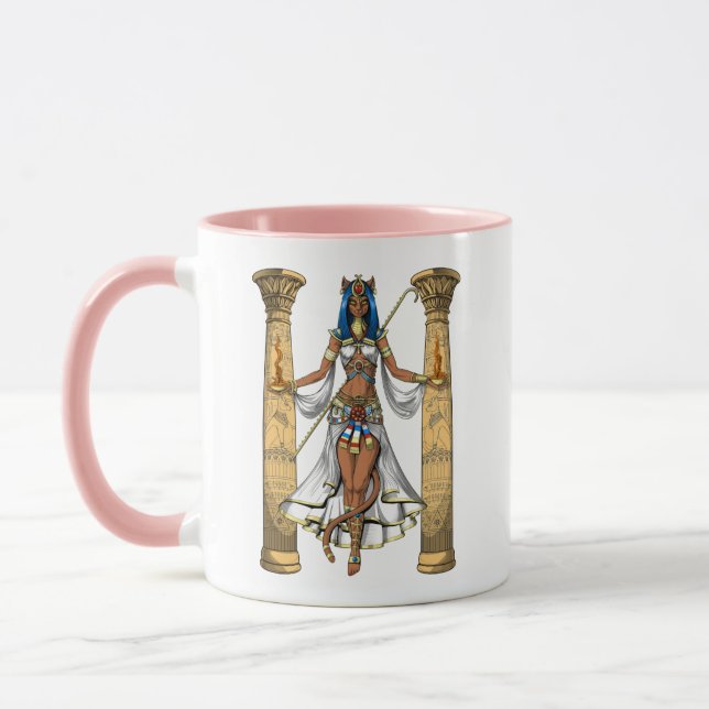 Bastet Egyptian Goddess Mug (Left)