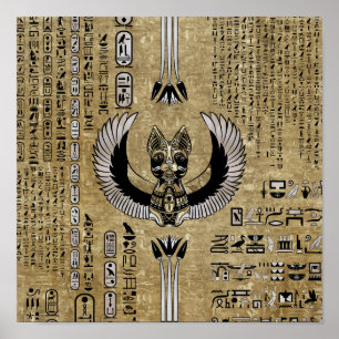 Bastet - Egyptian Goddess Poster