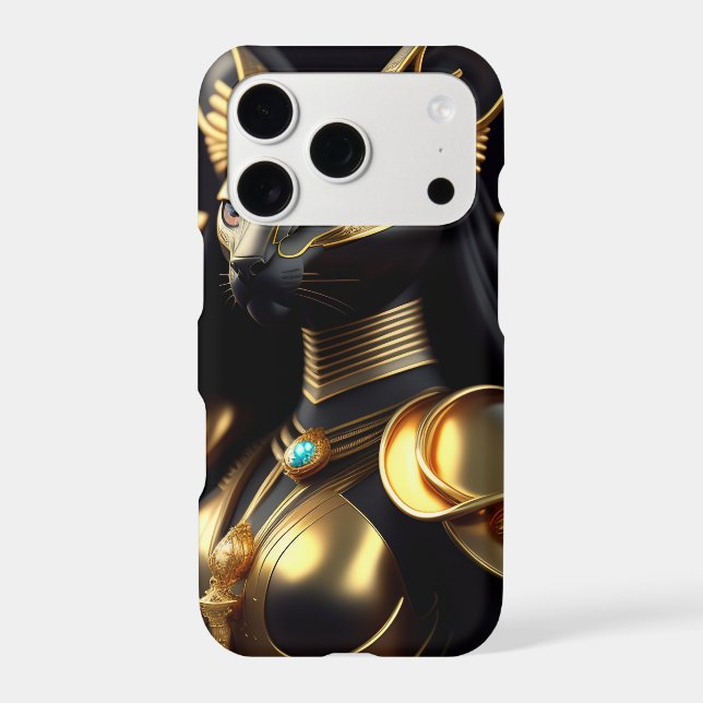 Bastet, goddess of cats iphone case (Back)