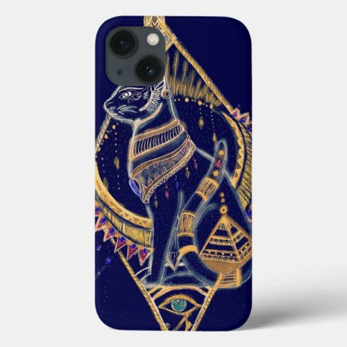 Bastet Guardian of the Niles Mysteries iPhone 13 Case
