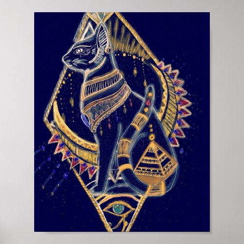 Bastet Guardian of the Niles Mysteries  Poster