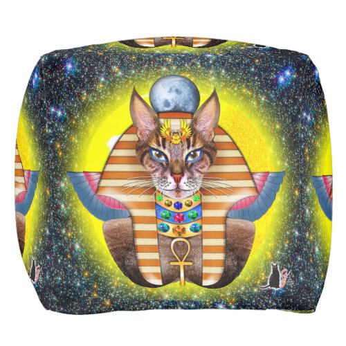 Bastet Hexahedron Pouf