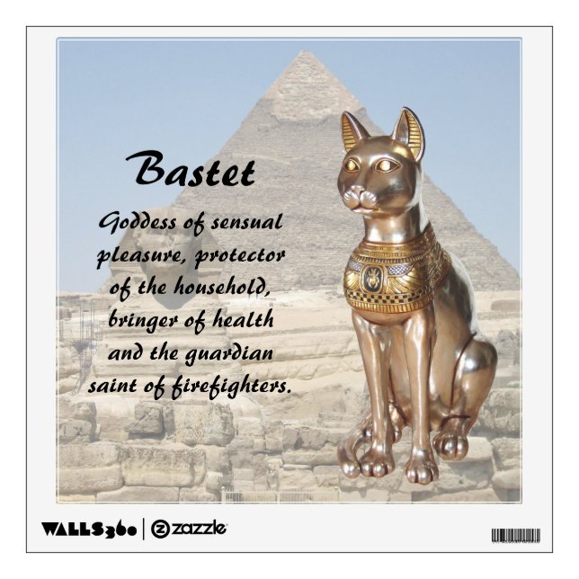 Bastet in Egypt Wall Decal (Front)