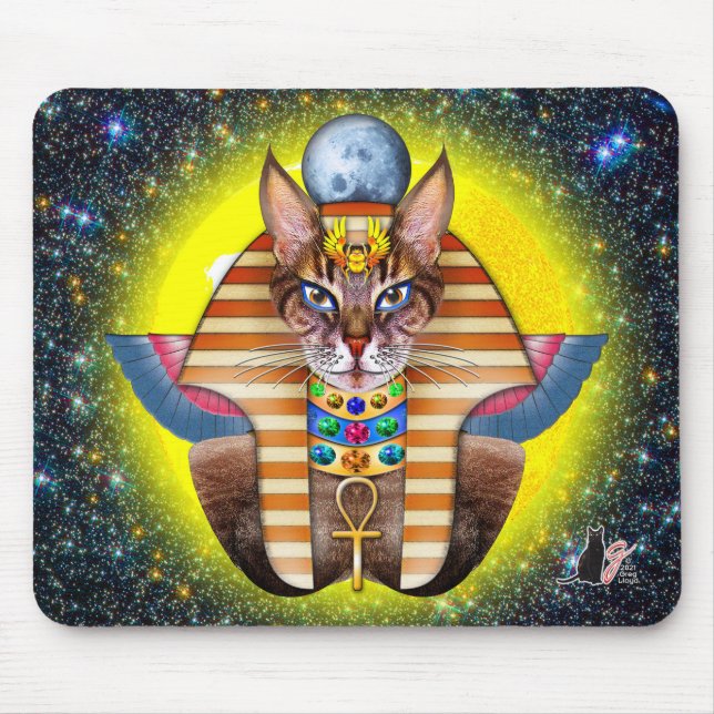 Bastet Mouse Pad (Front)