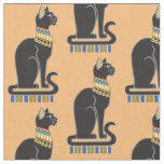 Bastet or Bast. Acient Egyptian goddess Fabric