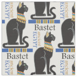 Bastet or Bast. Acient Egyptian goddess Fabric