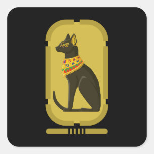 Bastet Square Sticker