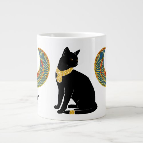 Bastet Winged Cat of Isis Large Coffee Mug