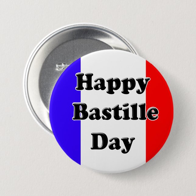 Bastille Day Button (Front & Back)