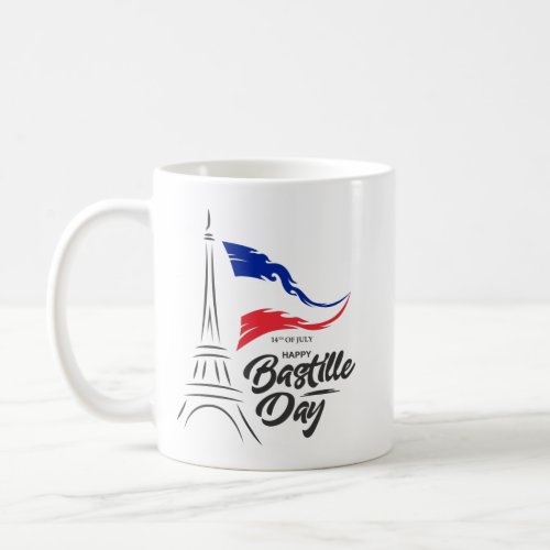 Bastille Day Eiffel Tower T_Shirt Coffee Mug