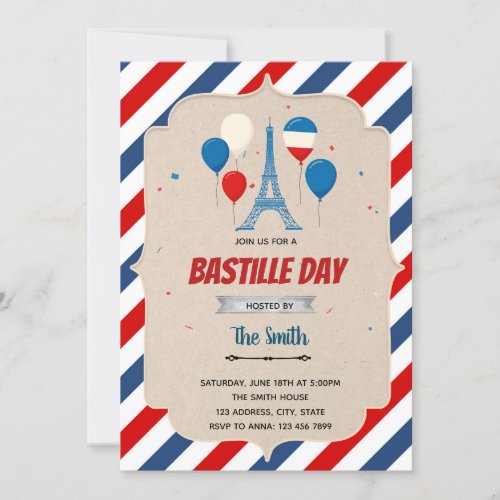 Bastille Day Flyer Template