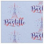 Bastille Day French  Eiffel Tower  Fabric